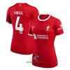 Officiële Voetbalshirt Liverpool Virgil 4 Thuis 2023-24 - Dames